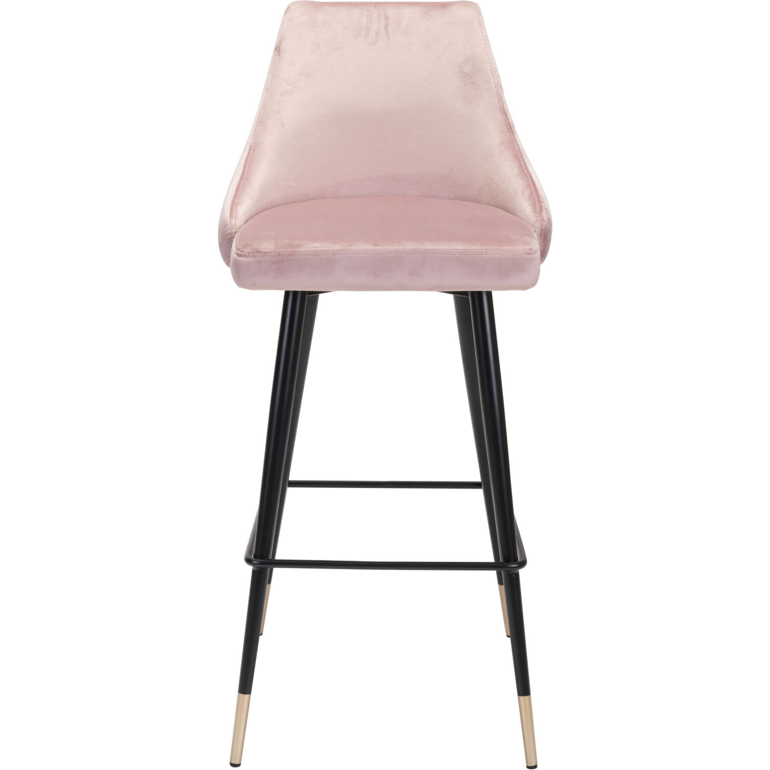 Piccolo Velvet Bar Stool - Thumbnail 2