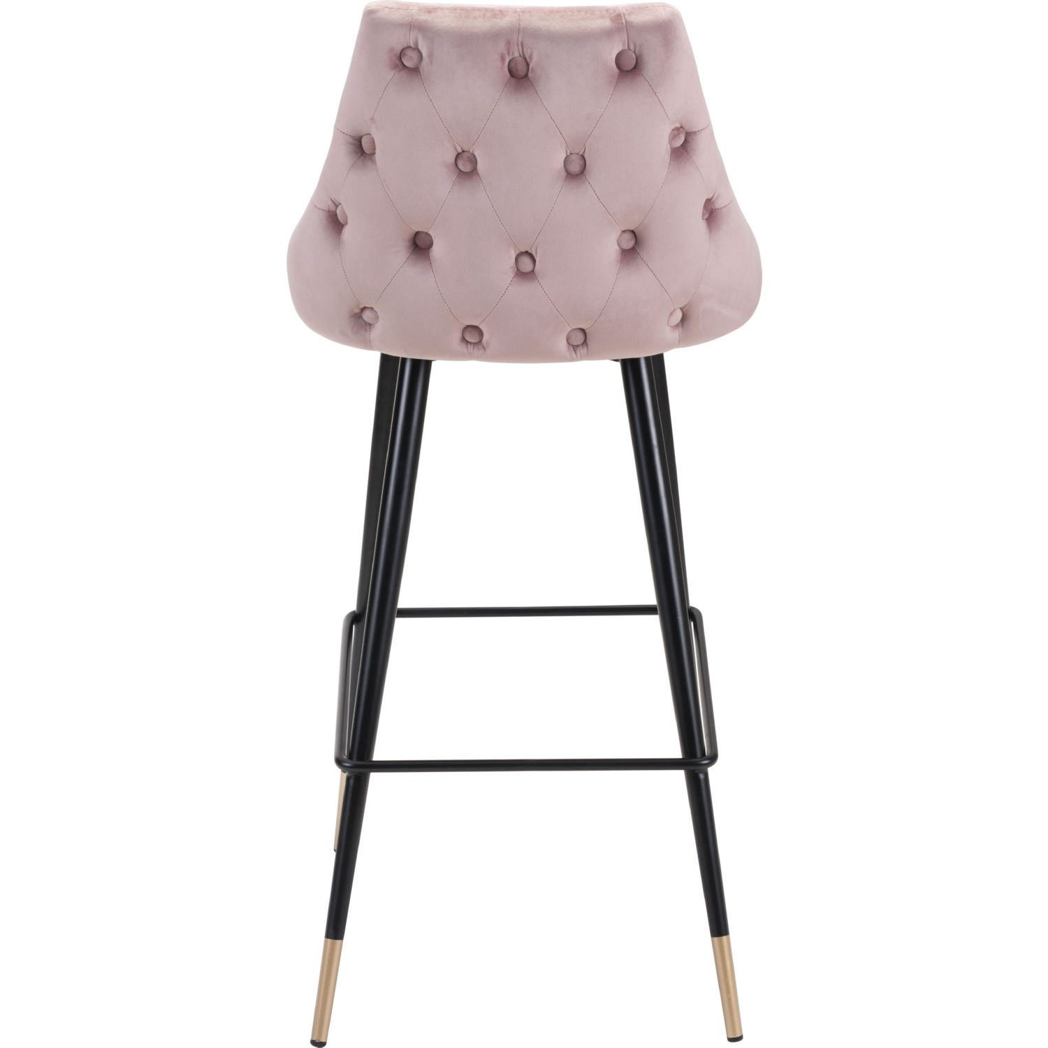 Piccolo Velvet Bar Stool - Thumbnail 4