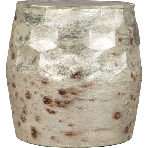 Pam Side Table in Silver Iron