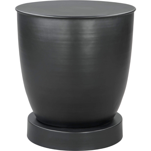 Baku Side Table in Black Powder Coated Iron