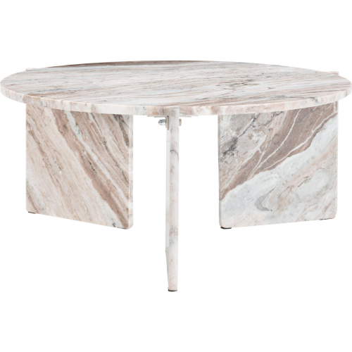Lancaster Coffee Table in Travertine Style Marble