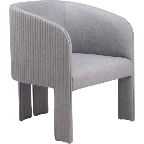 Hull Accent Chair in Slate Gray Leatherette