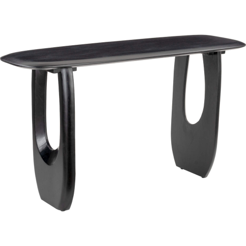 Arasan Console Table in Black Finish Wood