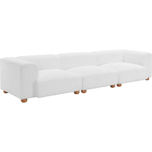 Tayte Sofa in White Corduroy