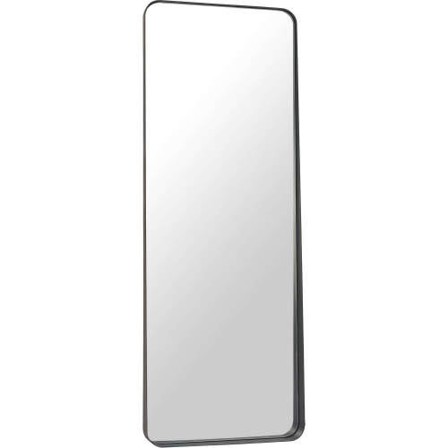 Riga Mirror in Black Steel