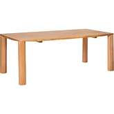 Eazy 78" Dining Table in Natural Finish Wood