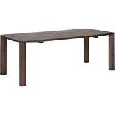 Eazy 78" Dining Table in Espresso Brown Finish Wood