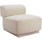 Anese Accent Chair in Multigrain Beige Fabric