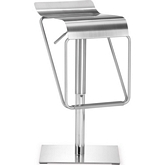 Dazzer Bar Stool in Stainless Steel
