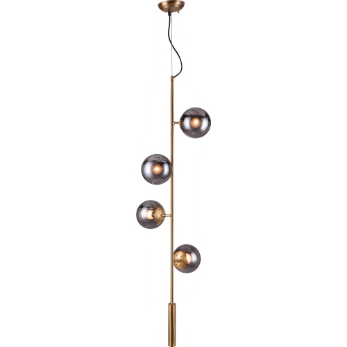 Zatara Ceiling Lamp in Gold Steel