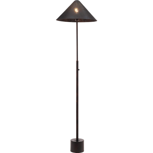 Cardo Floor Lamp in Bronze Finish Steel