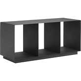 Kokos Outdoor Coffee in Table in Charcoal Gray Faux Wood Aluminum