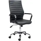 Primero Office Chair in Black Leatherette