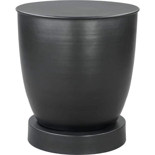 Baku Side Table in Black Powder Coated Iron