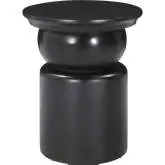 Colombo Side Table in Black Mango Wood
