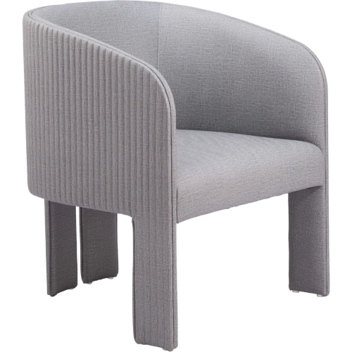 Hull Accent Chair in Slate Gray Leatherette