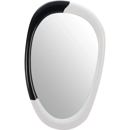 Muna Mirror in White & Black Wood