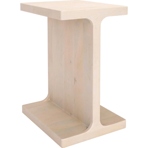 Bama Side Table in Natural Finish Wood