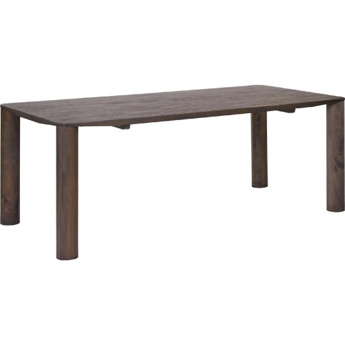 Eazy 78" Dining Table in Espresso Brown Finish Wood