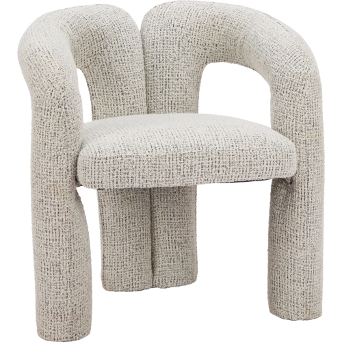 Buis Dining Chair in Gray Textured Fabric