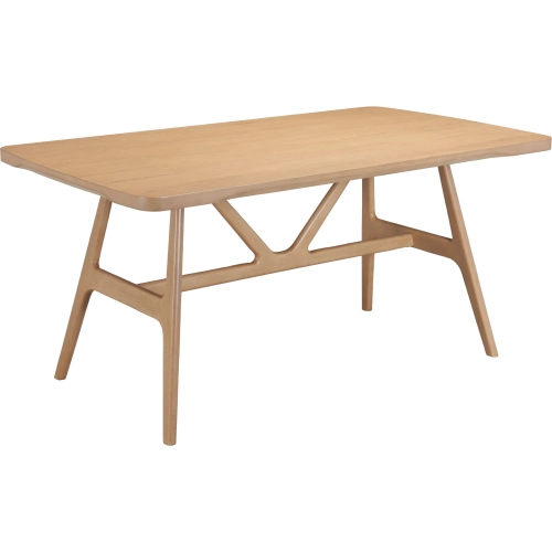 Rovina Dining Table in Natural Finish Wood