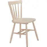Tyce Dining Chair in Whitewash Natural Wood (Set of 2)