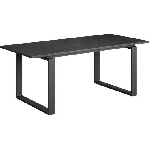 Sundar Dining Table in Black Finish MDF