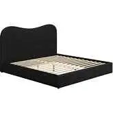 Sele King Bed in Black Velvet