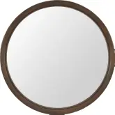 Inikas Mirror in Espresso Brown Wood