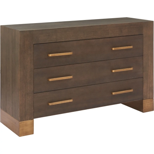 Sivar Cabinet Chest in Espresso Brown Wood
