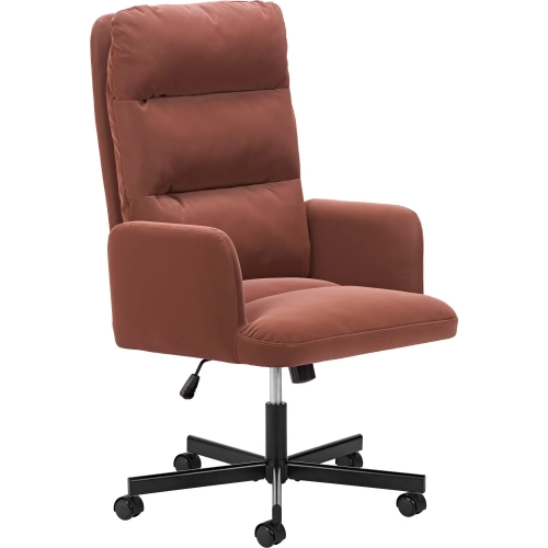 Sable Office Chair in Brown Vegan Leather