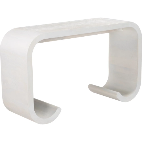 Dena Console Table in White Washed Mango Wood