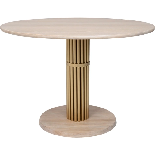 Wilou Dining Table in Oak Veneer & Steel