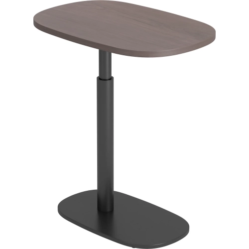 Buddy Adjustable Rotating Side Table in Gray