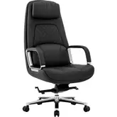 Cordelia Office Chair in Black Vegan Leather