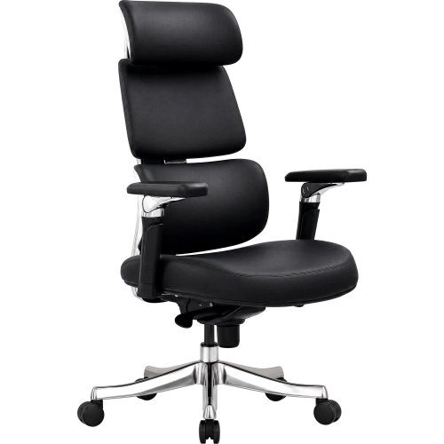 Portia Office Chair in Black Vegan Leather