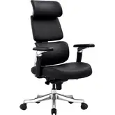 Portia Office Chair in Black Vegan Leather