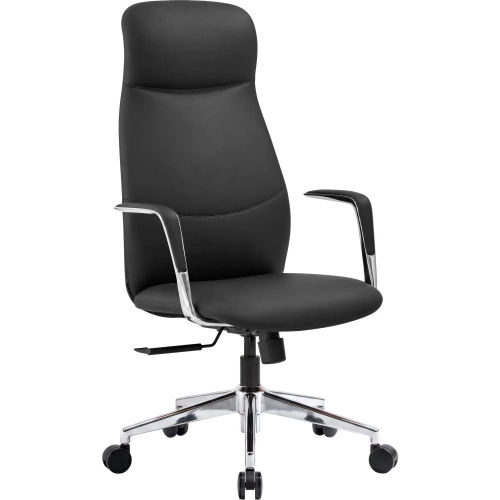 Rosalind Office Chair in Black Vegan Leather