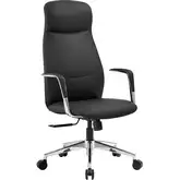 Rosalind Office Chair in Black Vegan Leather