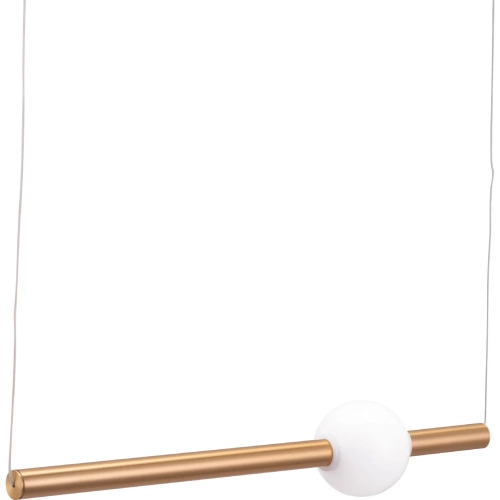 Adeo Ceiling Lamp in Gold Brushed Steel
