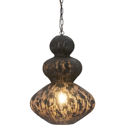 Kali Ceiling Lamp in Black Powder Coated Steel