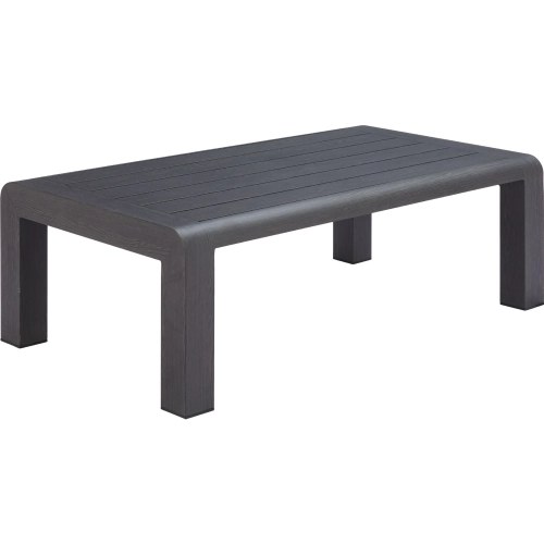 Rolig Outdoor Coffee Table in Black Aluminum
