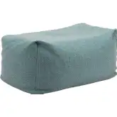 Aroz Outdoor Ottoman in Green Outdoor Fabric