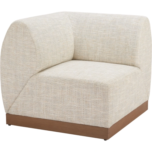 Christy Outdoor Corner Chair Sectional Sofa Unit in Beige