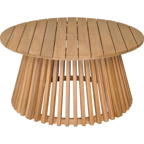 Zahara Outdoor Coffee Table in Natural Finish Solid Acacia Wood