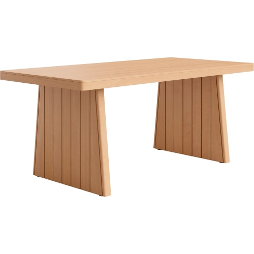 Nimone Outdoor 71" Dining Table in Natural Acacia Wood
